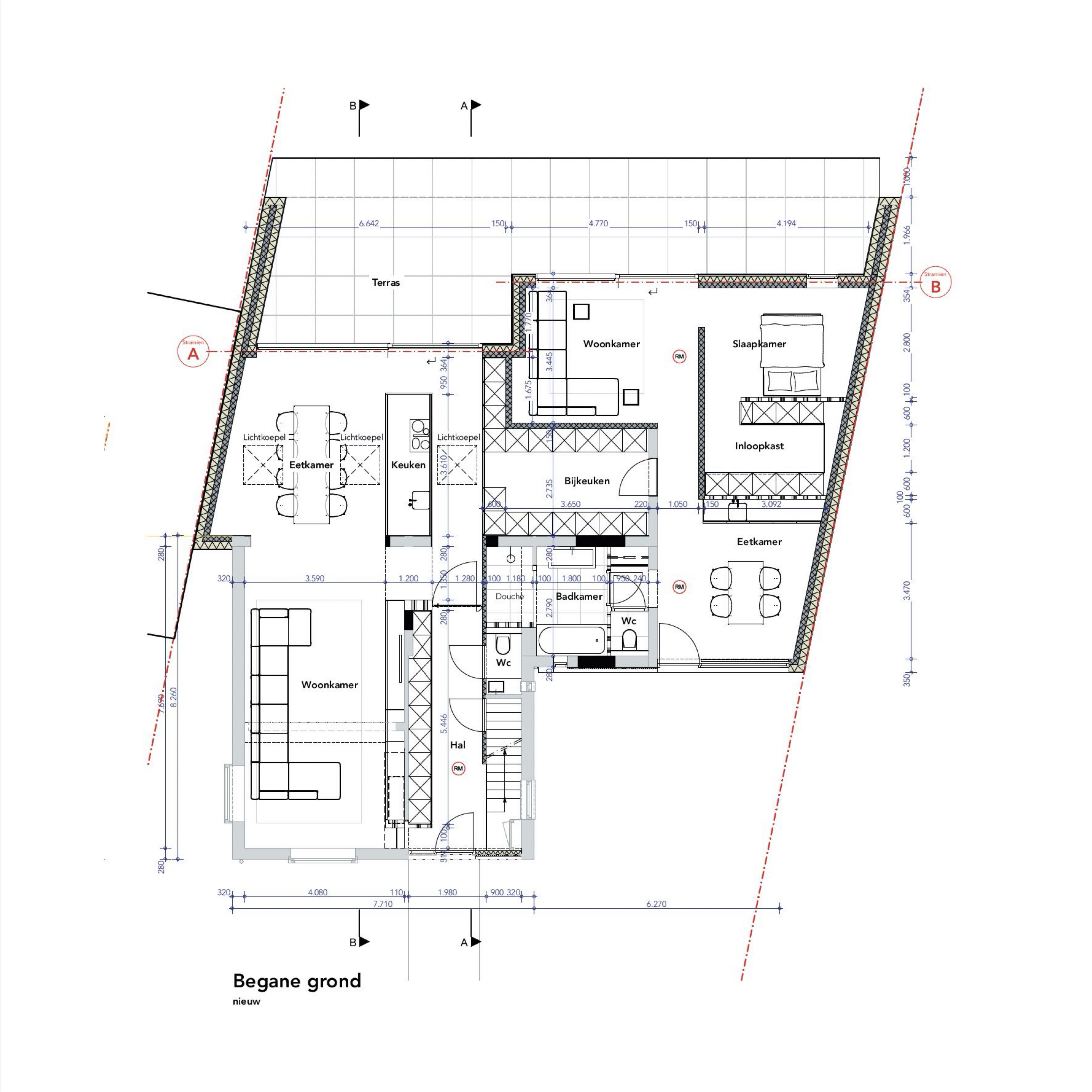 Plattegrond Born